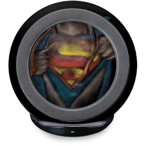 DC Comics Superman Pastel Art Fast Charge Wireless Charging Stand Skin